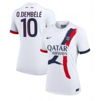 Maglie da calcio Paris Saint-Germain Ousmane Dembele #10 Seconda Maglia Femminile 2024-25 Manica Corta